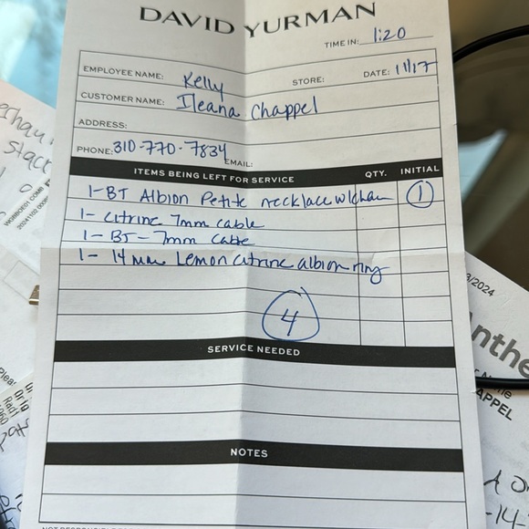 David Yurman Petite Albion® Pendant Necklace in Blue Topaz and Pave Diamonds - Picture 9 of 9